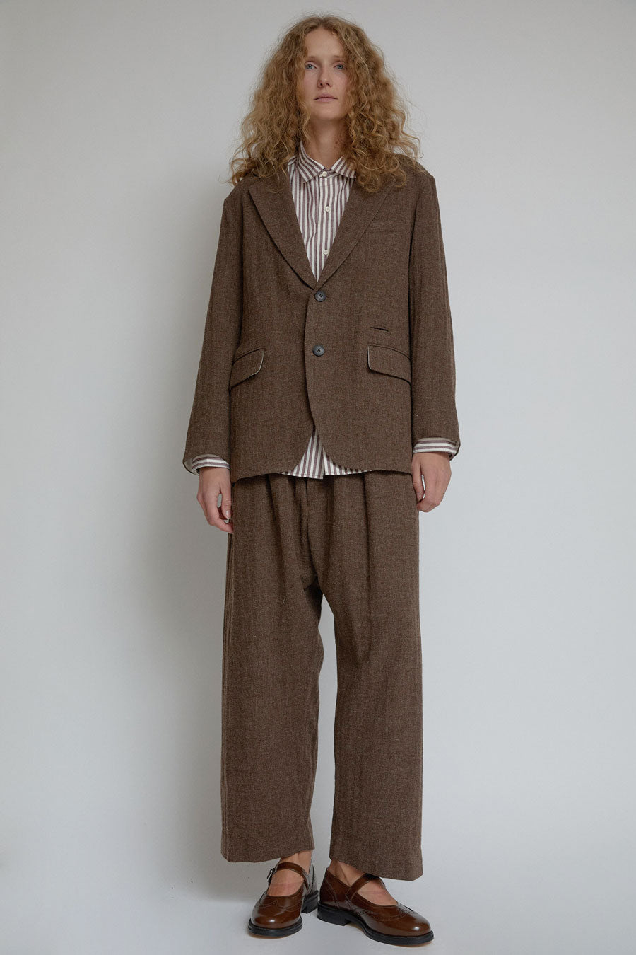 Quitan Worker's Jacket in Dark Brown