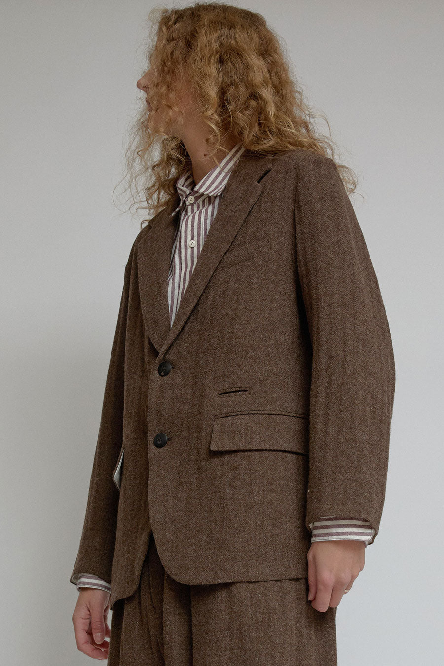 Quitan Worker's Jacket in Dark Brown