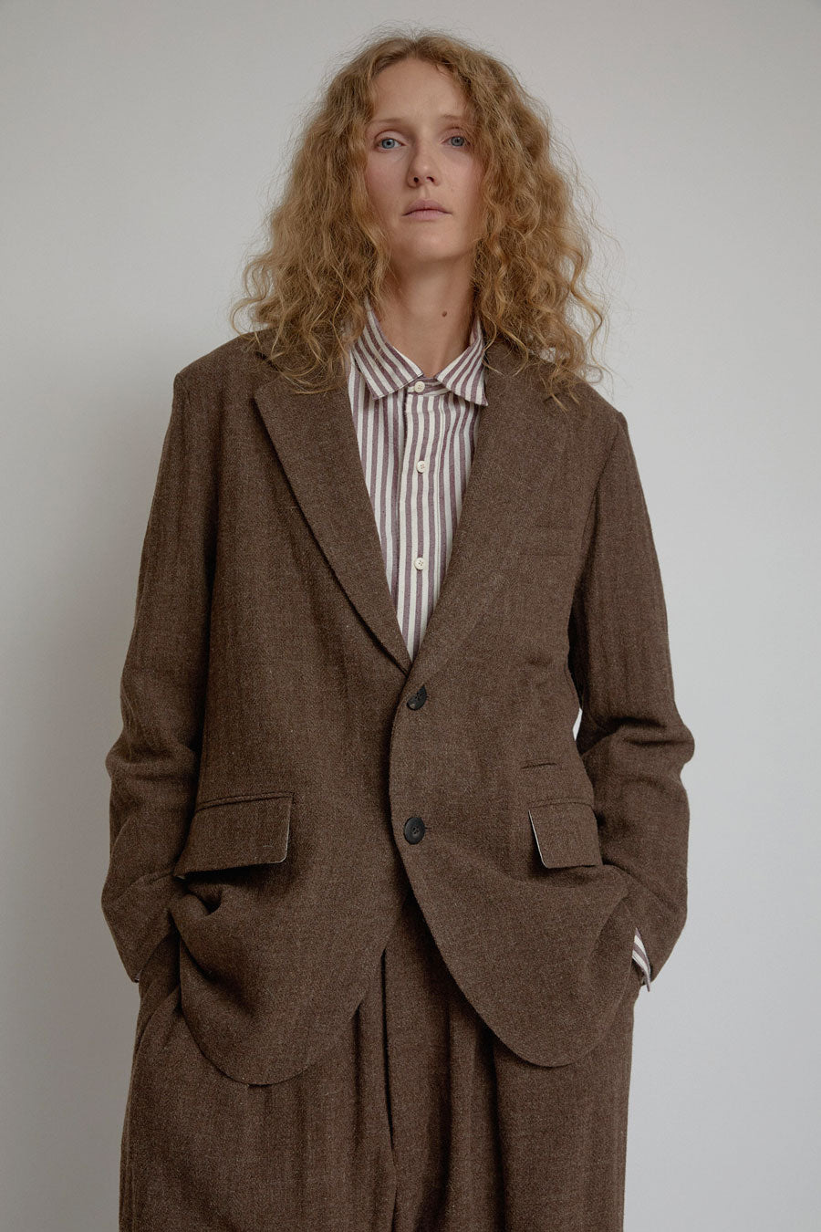 Quitan Worker's Jacket in Dark Brown