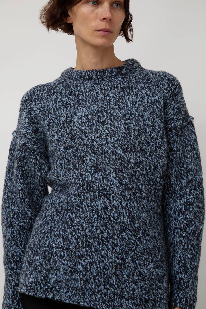 RUS Eda Sweater in Midnight Blue and Celeste