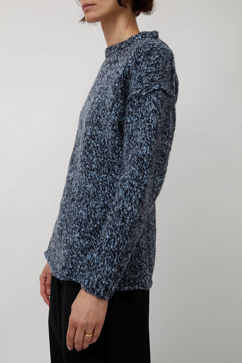RUS Eda Sweater in Midnight Blue and Celeste