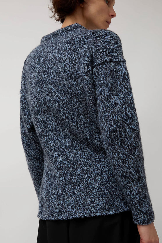 RUS Eda Sweater in Midnight Blue and Celeste