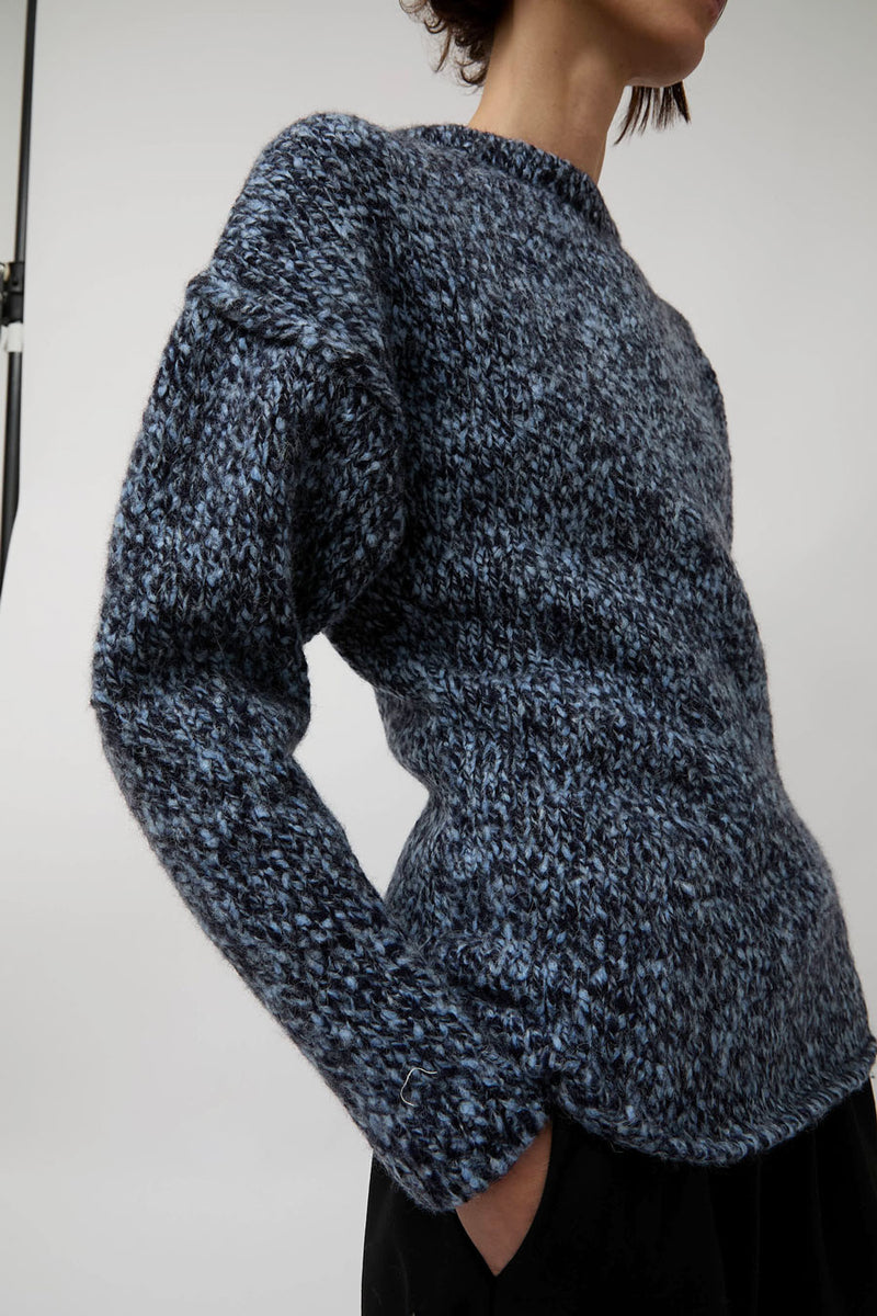 RUS Eda Sweater in Midnight Blue and Celeste