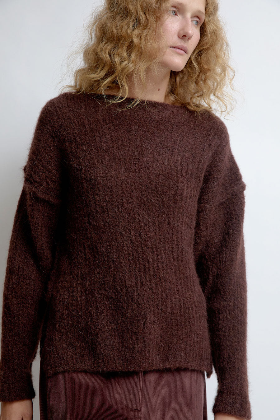RUS Honoka Sweater in Chocolate