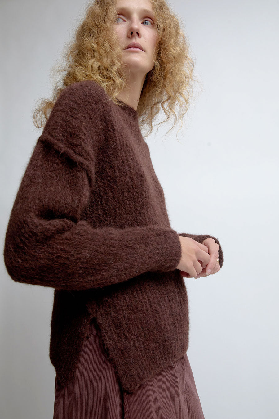 RUS Honoka Sweater in Chocolate