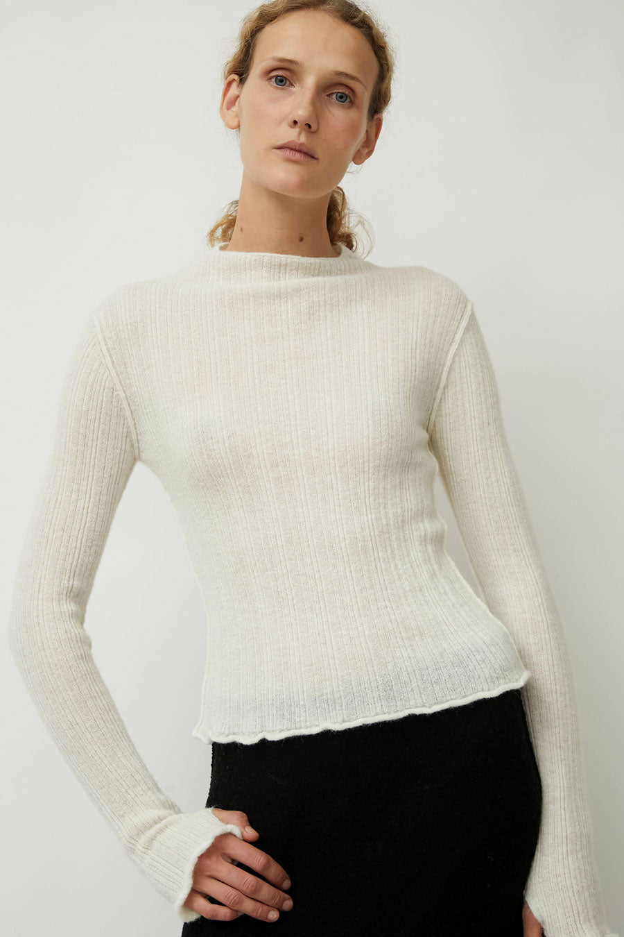 RUS Komorebi Sweater in Chalk