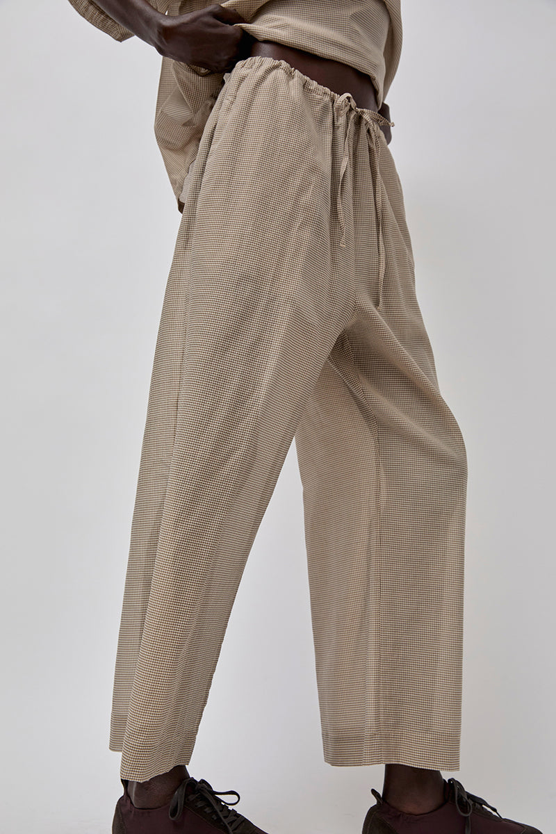 RUS Fue Pants in Gingham Toffee