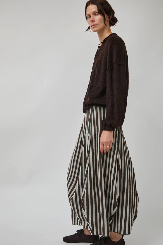 RUS Koma Skirt in Espresso and Chalk
