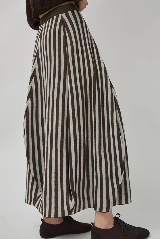 RUS Koma Skirt in Espresso and Chalk