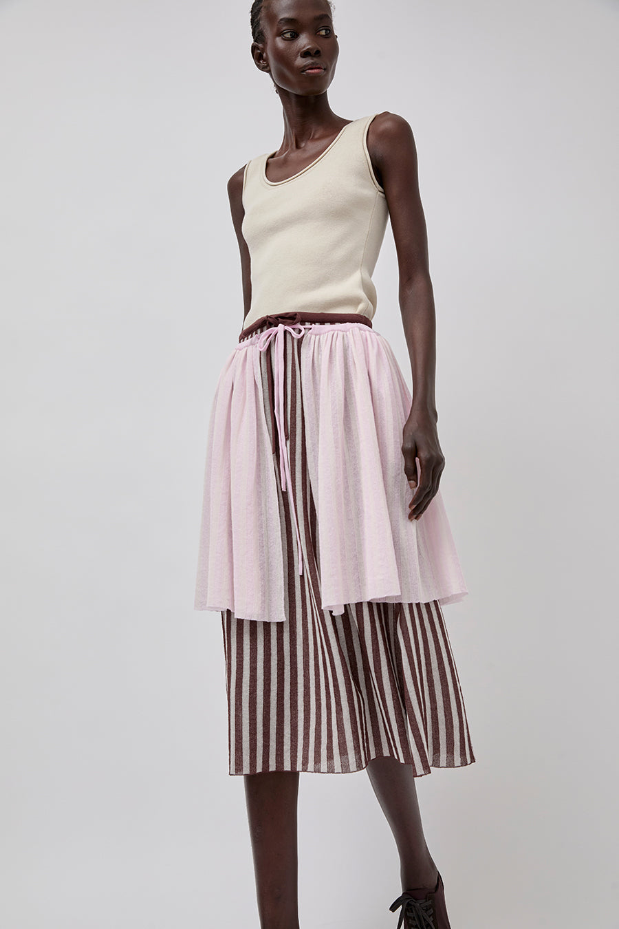 RUS Maboroshi Skirt in Pale Pink