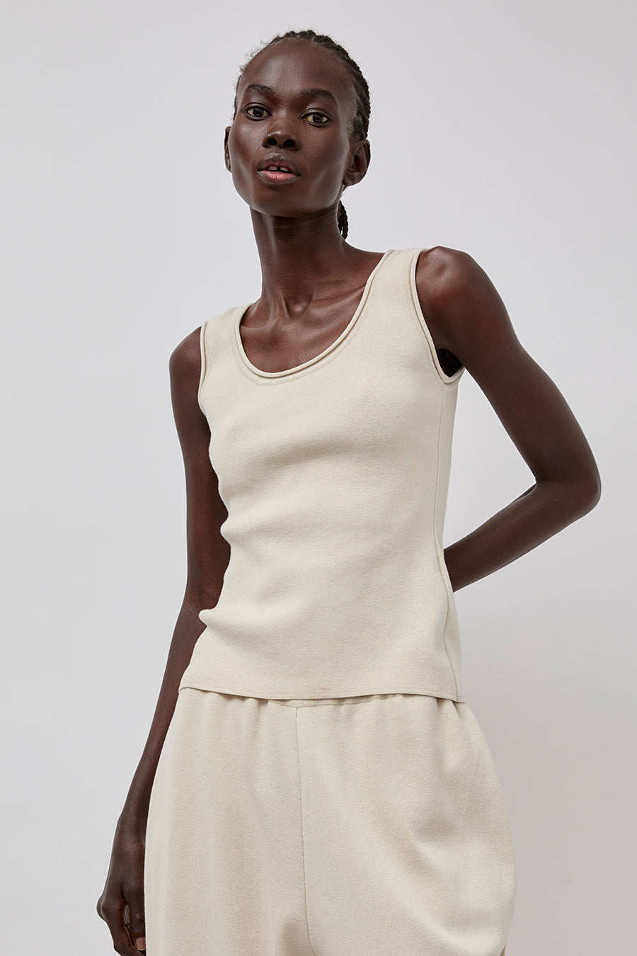 RUS Nana Top in Stone Beige