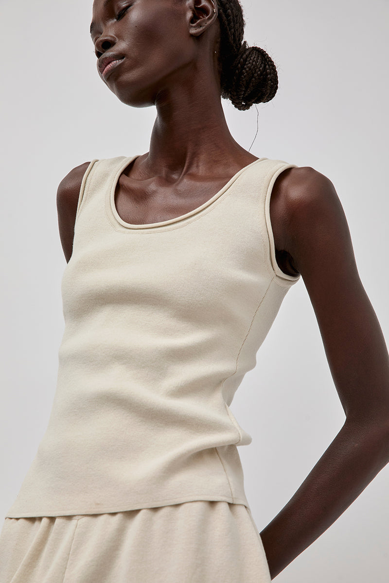 RUS Nana Top in Stone Beige