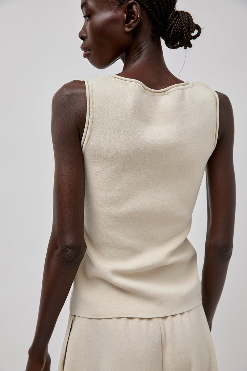 RUS Nana Top in Stone Beige