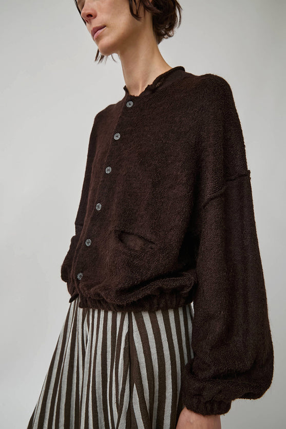 RUS Shinrin Cardigan in Espresso