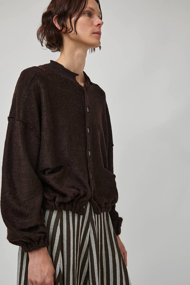 RUS Shinrin Cardigan in Espresso