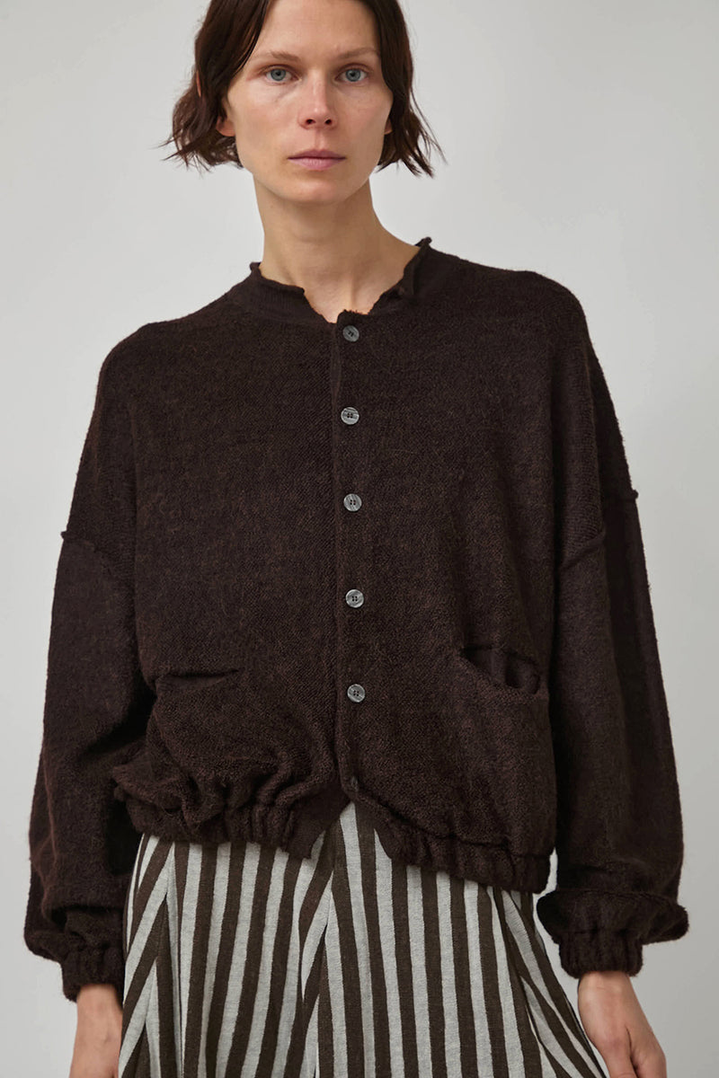 RUS Shinrin Cardigan in Espresso