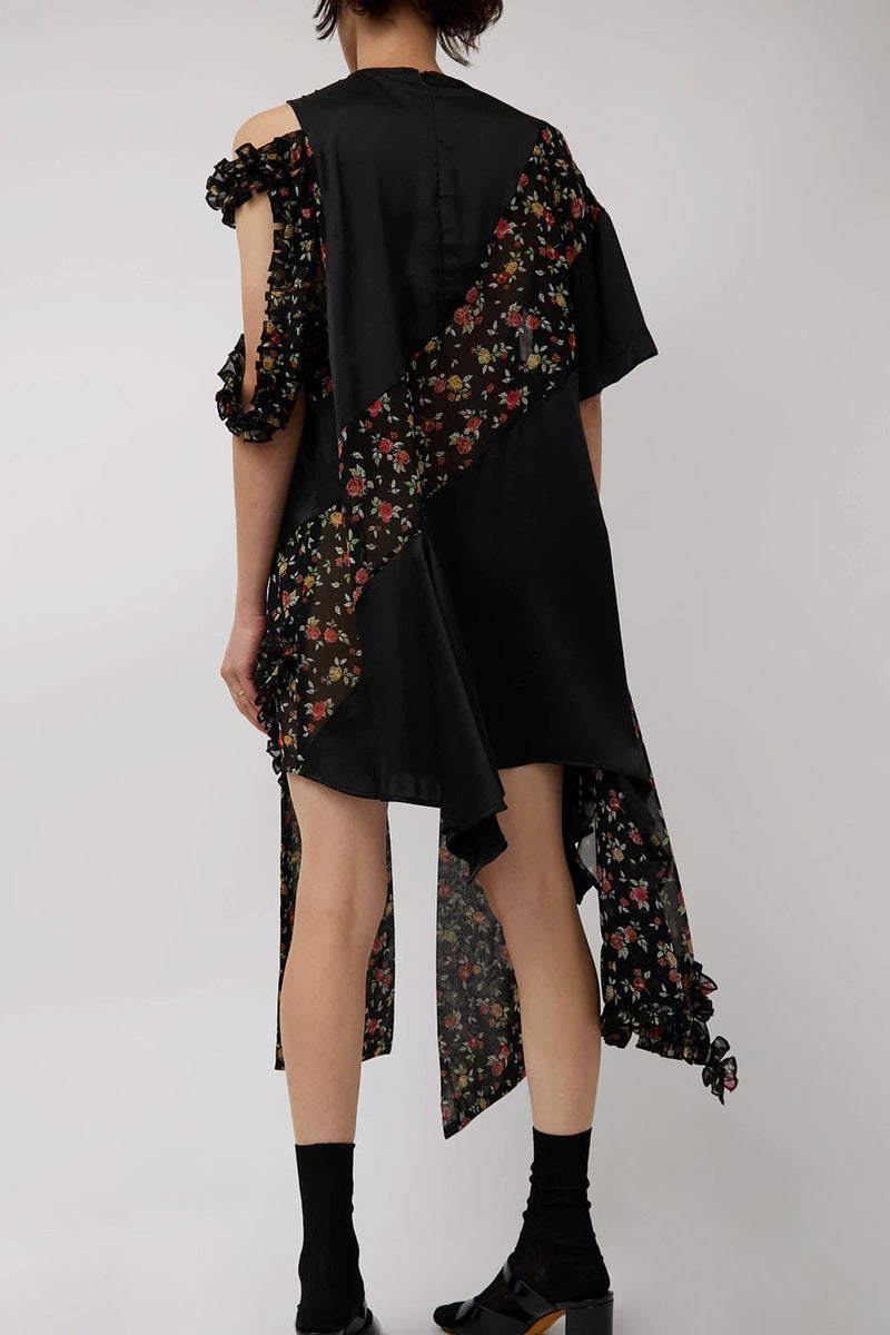 Rave Review Juliette Dress in Black and Multiflower