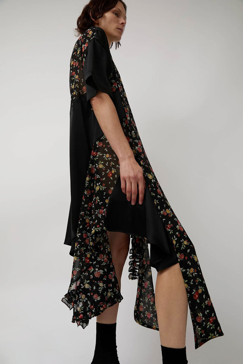 Rave Review Juliette Dress in Black and Multiflower