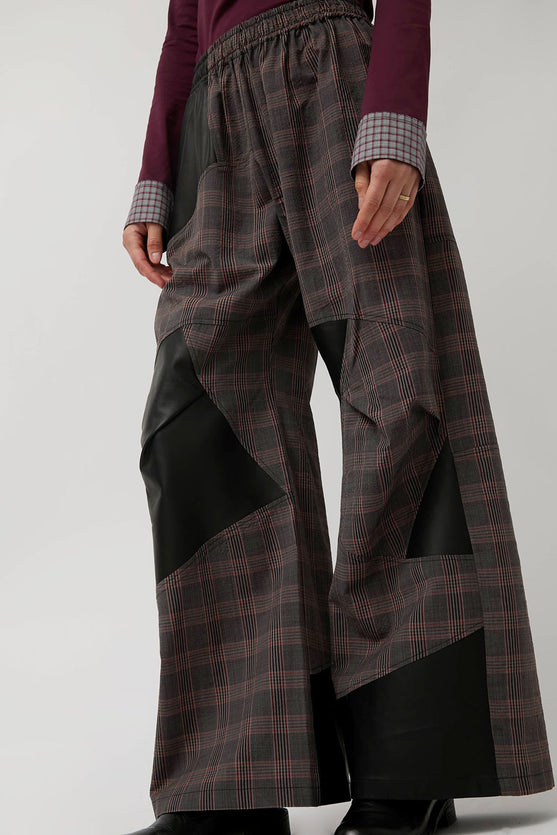 Rave Review Kirsten Pants in Brown Check