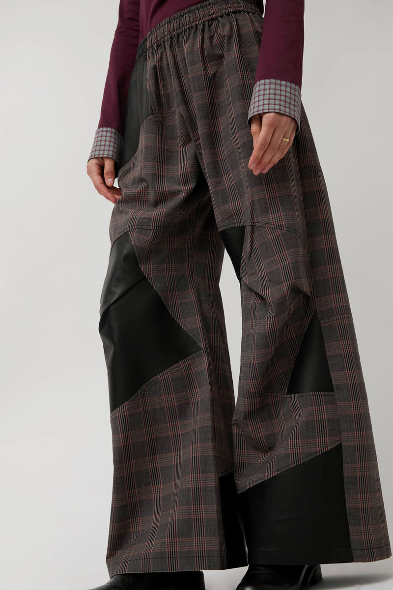 Rave Review Kirsten Pants in Brown Check