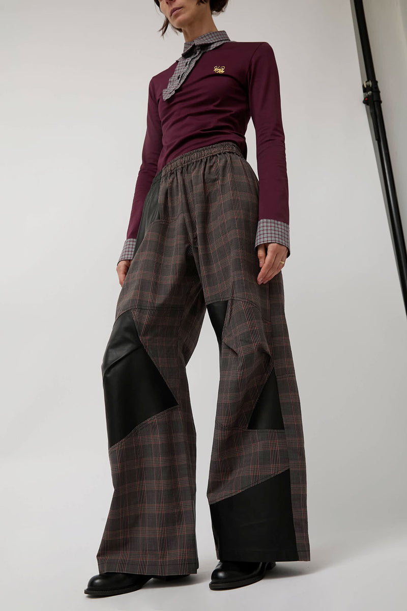 Rave Review Kirsten Pants in Brown Check