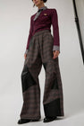 Rave Review Kirsten Pants in Brown Check
