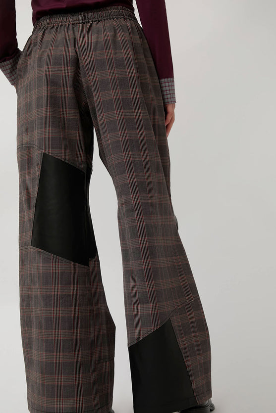 Rave Review Kirsten Pants in Brown Check