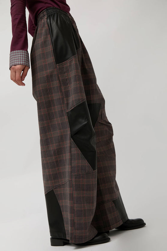 Rave Review Kirsten Pants in Brown Check