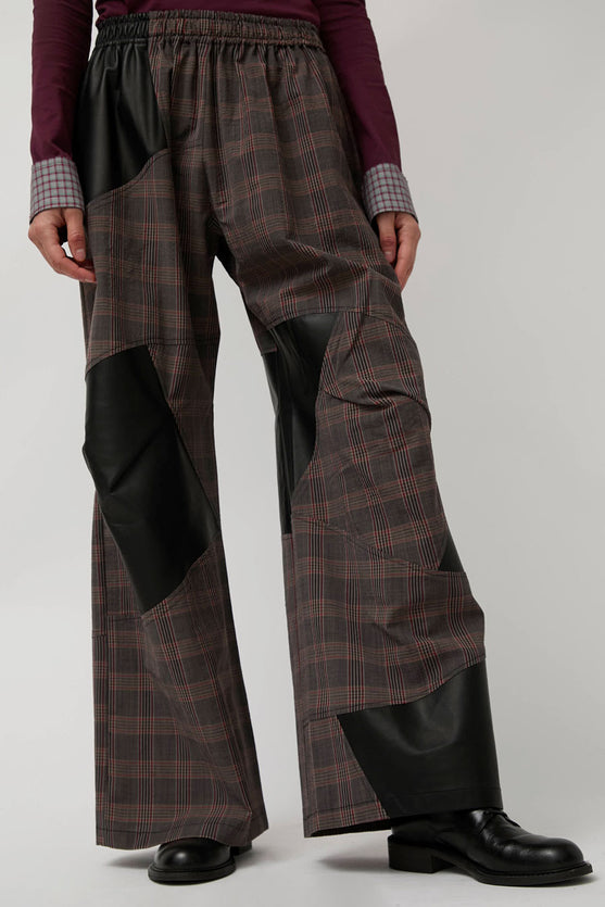 Rave Review Kirsten Pants in Brown Check
