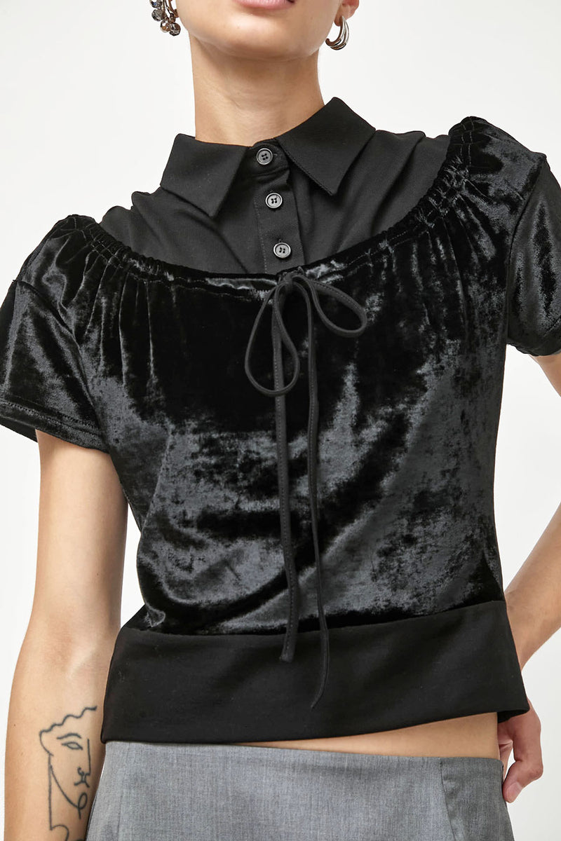 Rave Review Lena Top in Black