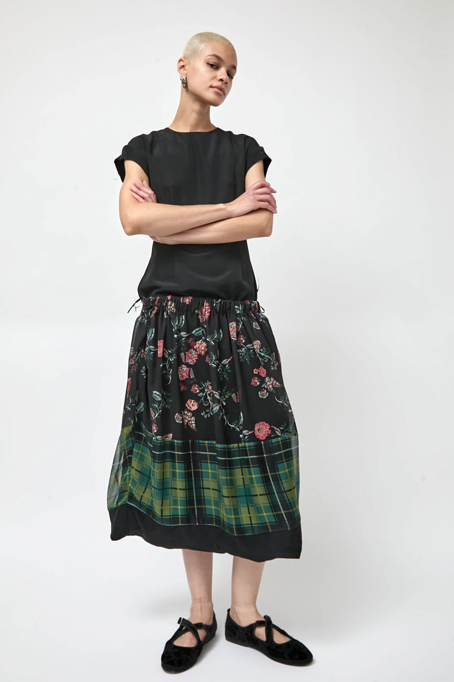 Rave Review Lily Dress in Black Floral
