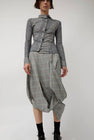 Rave Review Muriel Skirt in Black Check
