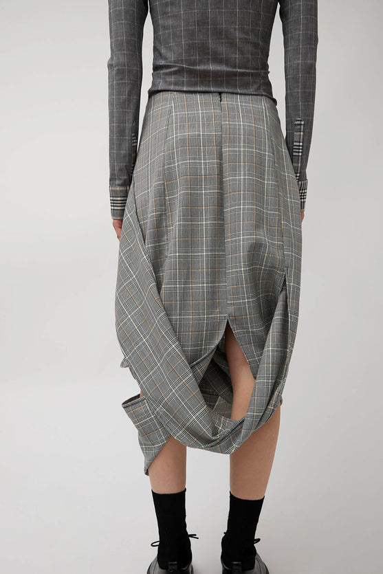 Rave Review Muriel Skirt in Black Check