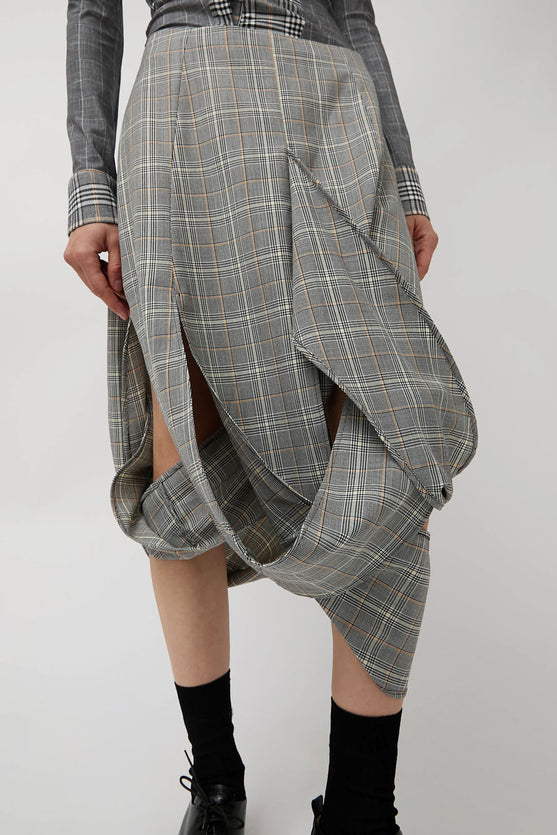 Rave Review Muriel Skirt in Black Check