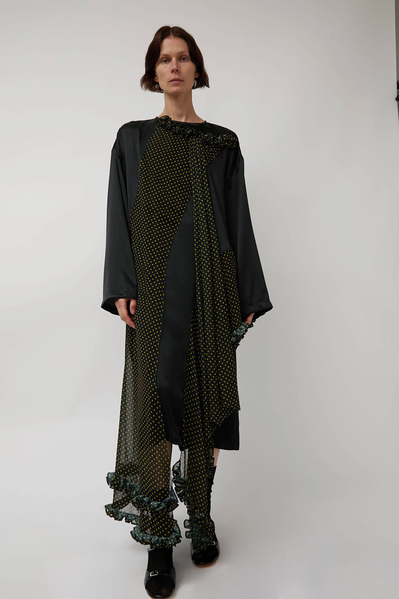 Rave Review Nadine Dress in Black and Green