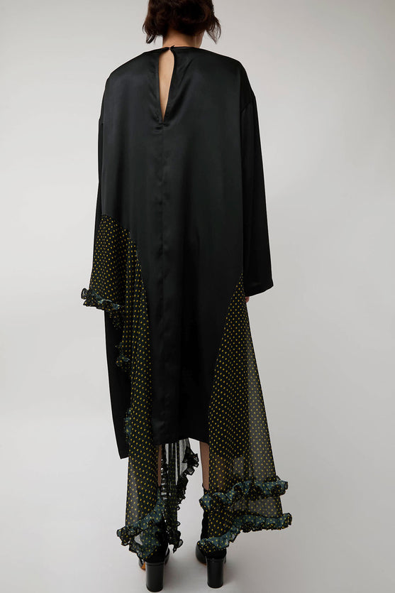 Rave Review Nadine Dress in Black and Green