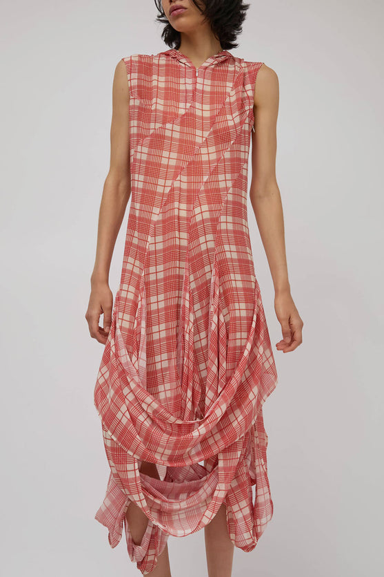 Rave Review Pippi Dress in Red Check