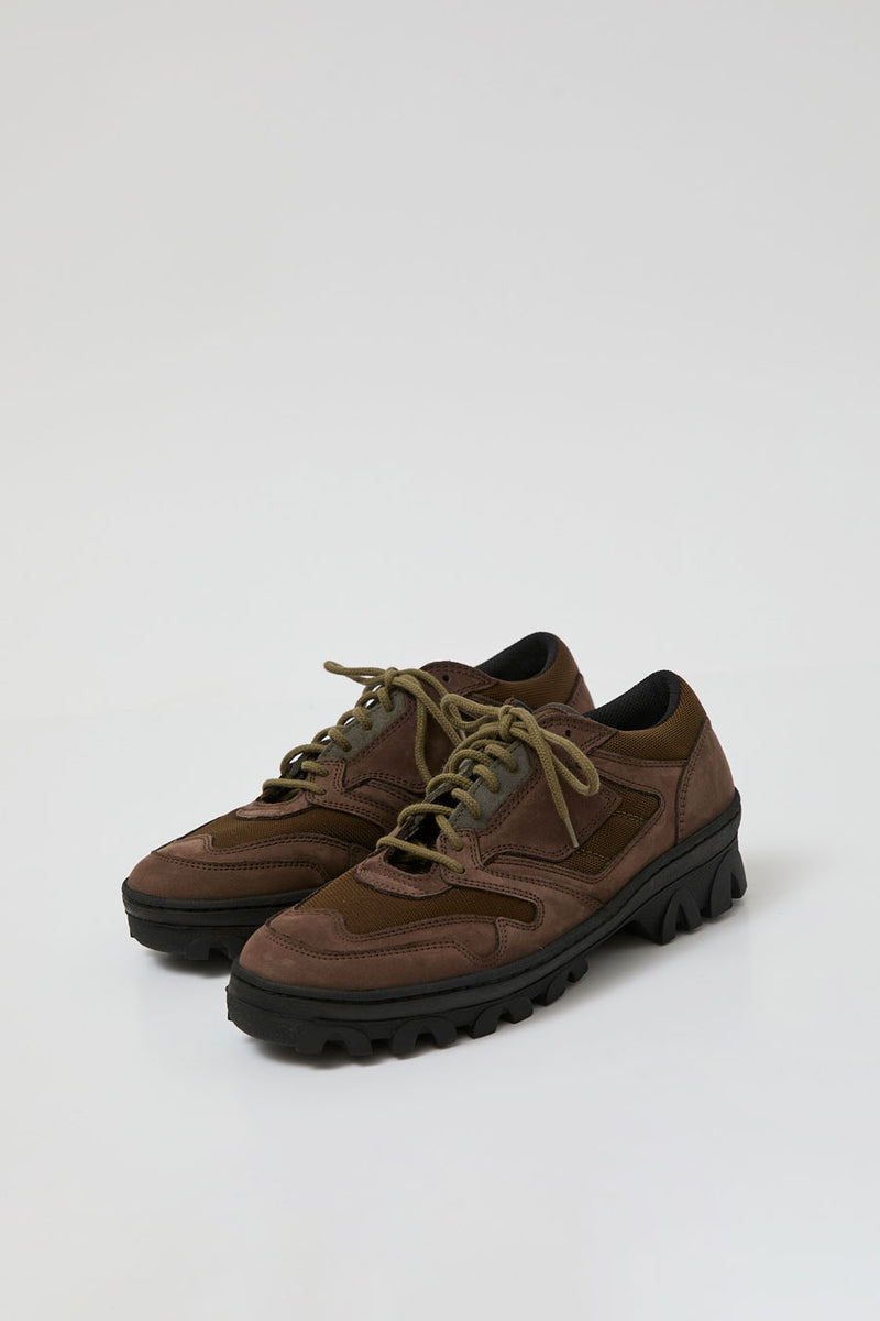 Reproduction of Found 1858 Trainer in Brown and Olive