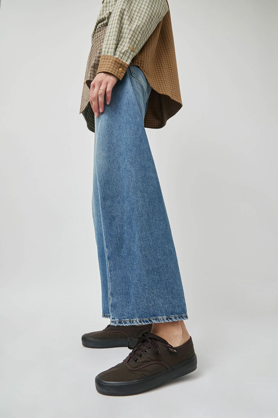 Reproduction of Found 5851C Trainer in Dark Brown and Black