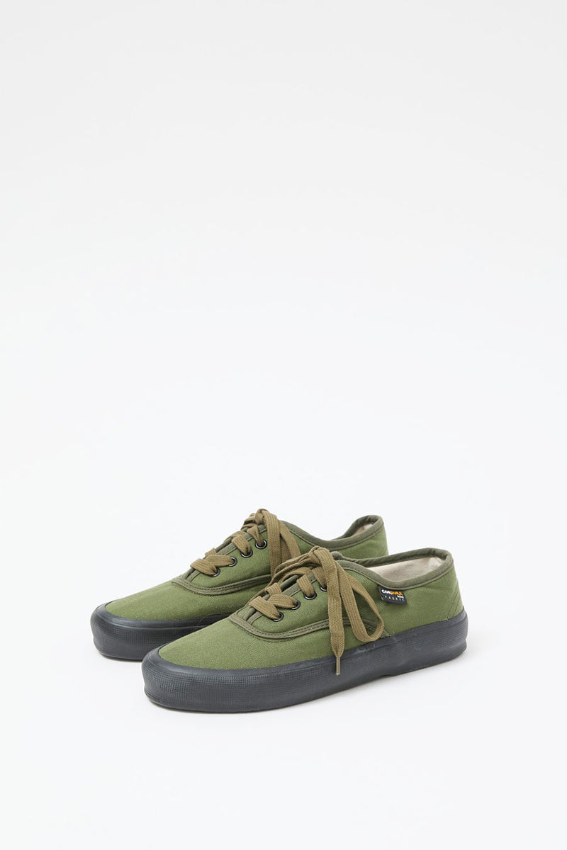 Reproduction of Found 5851C Trainer in Olive and Black Sole