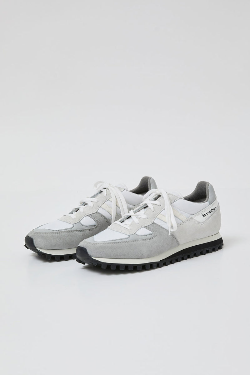 Reproduction of Found Marathon Trainer in White and Light Grey