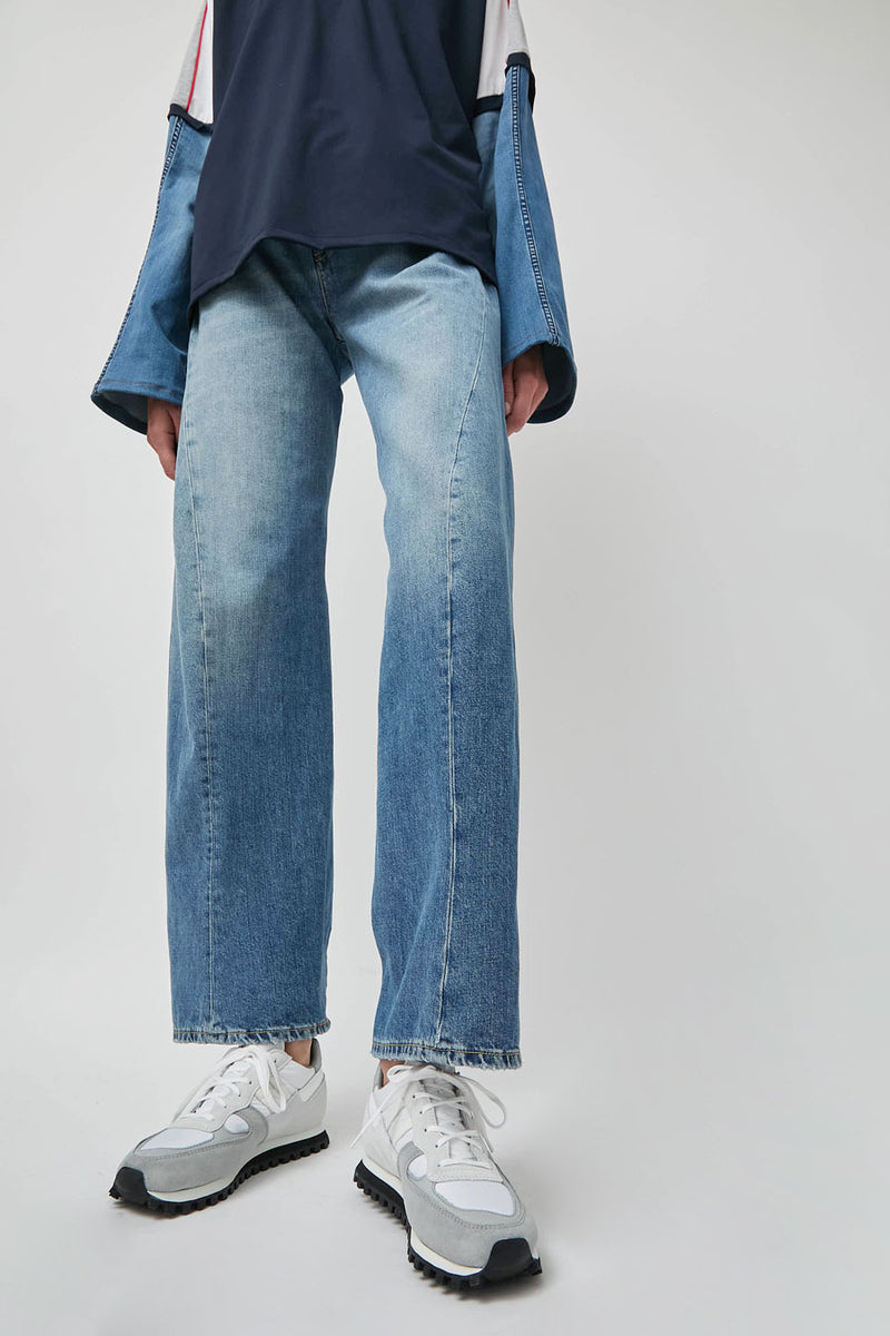 Reproduction of Found Marathon Trainer in White and Light Grey