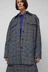 Rodebjer Avril Boucle Jacket in Utility Blue