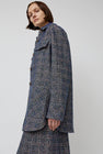 Rodebjer Avril Boucle Jacket in Utility Blue