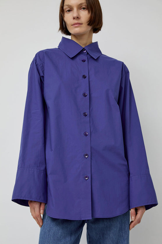 Rodebjer Imola Top in Workwear Blue