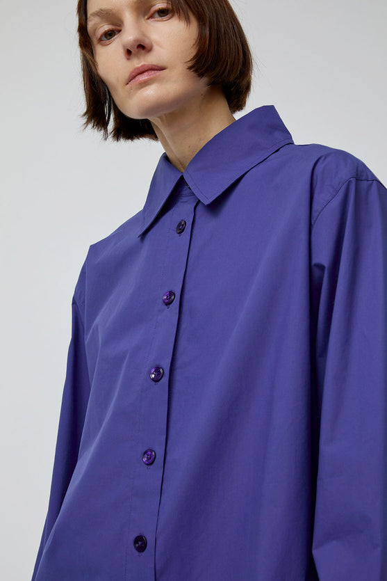 Rodebjer Imola Top in Workwear Blue