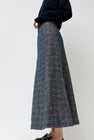 Rodebjer Neneh Boucle Skirt in Utility Blue