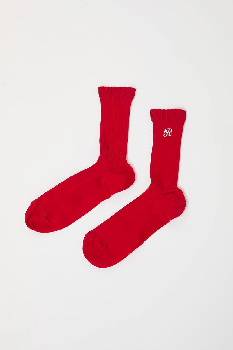 Roseanna Chausettes Dancer Socks in Rouge