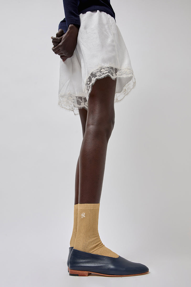 Roseanna Chausettes Dancer Socks in Beige