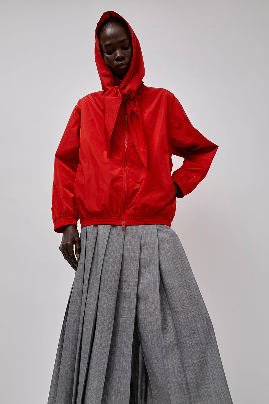 Roseanna Peggy Vest-Blouson in Rouge